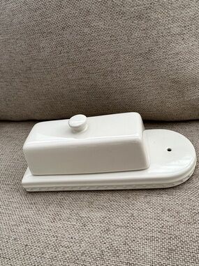RETIRED Nora Fleming Butter Dish Pearl Dot